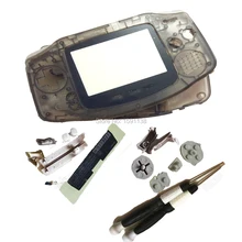 Кристальный черный цвет полный корпус с ограниченными линзами экрана мальчик оболочка подходит для системы ниндогба GBO DMG игровая консоль подарки