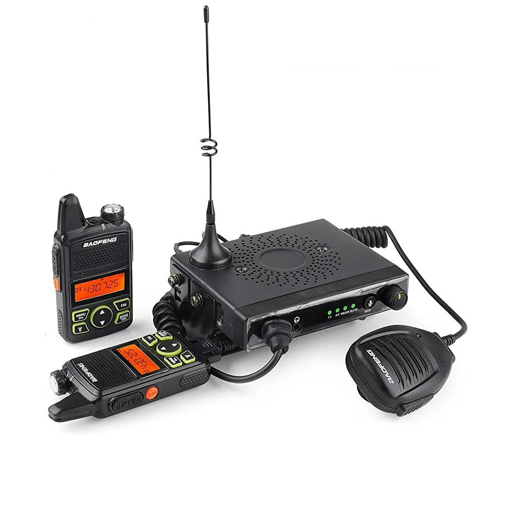 

Walkie Talkies for Cars Radios Intercom System Mobile Car Transceiver 20 Channel UHF 400~470Mhz 15W Transmit Power Iechle Radio