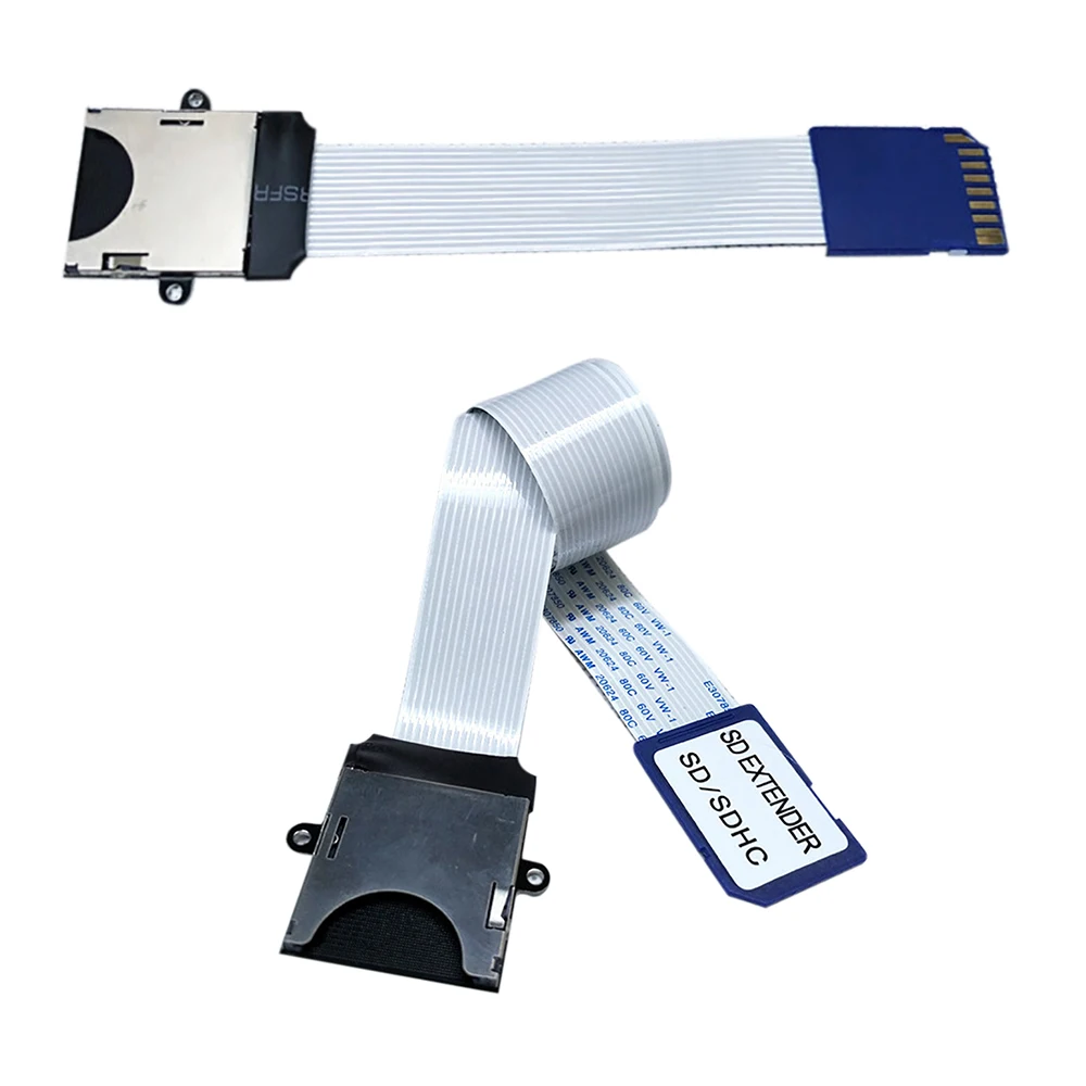 

New SD to SD Card Extension Cable Adapter Flexible Extender MicroSD To SD / SDHC / SDXC Card Memory Extension Reader Cable