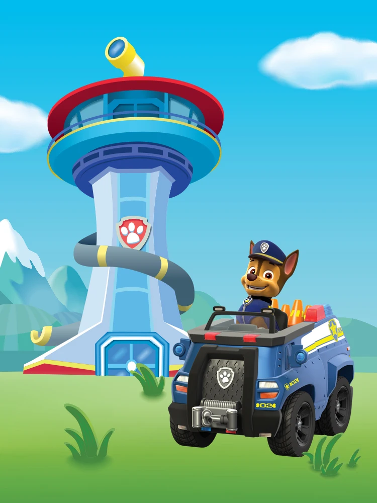 Paw Patrol фигурки, игрушка, коллекция штабов, Щенячий патруль, смотровая башня, спасательная гоночная игрушка, база, детский подарок