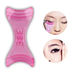 Магический трафарет для подводки глаз, модель для начинающих, вспомогательное устройство для макияжа глаз, инструмент, помощник для офиса, для женщин, трафареты для глаз, направляющая форма для карт