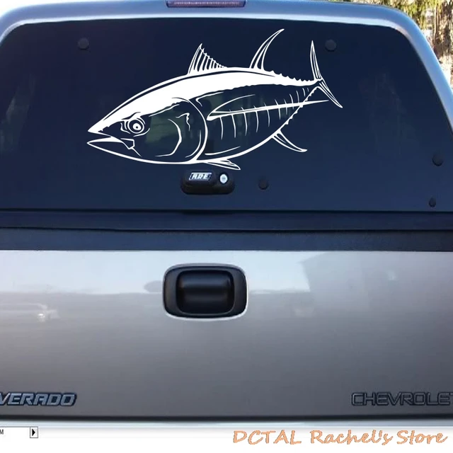 Enhance your vehicle or living space with the unique Tuna Car Sticker Fish Decal.