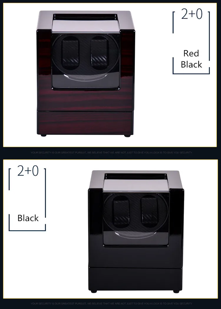 Черное дерево Часы моталки дизайн автоматические самомоталки для механических часов модные часы хранения Органайзер держатель