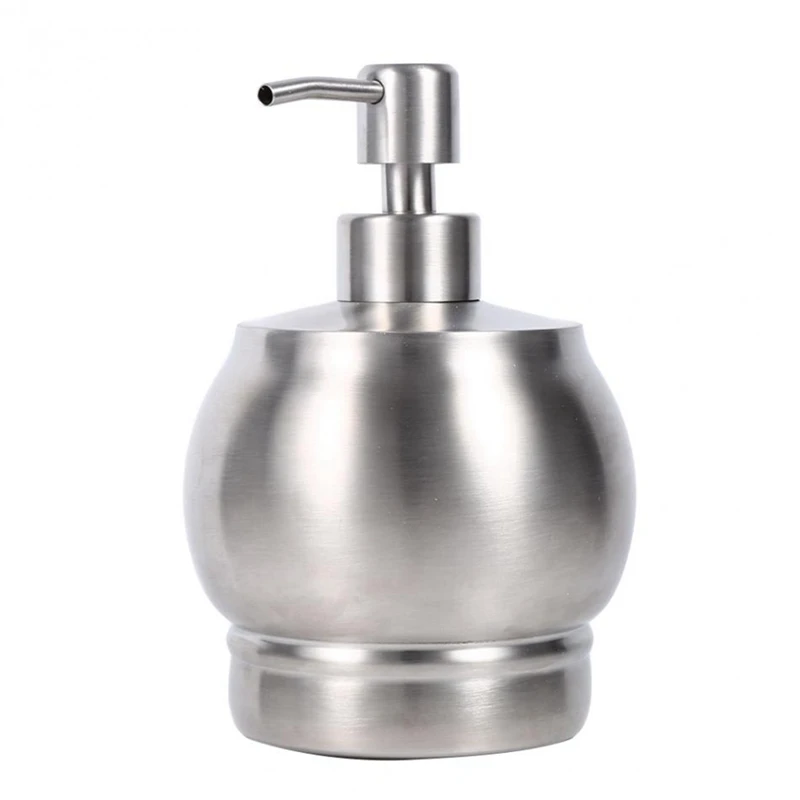 HOT-550Ml из нержавеющей стали дозатор мыла насос лосьон бутылка кухня ванная комната моющее средство Шампунь Душ бутылка для средства для мытья рук насос
