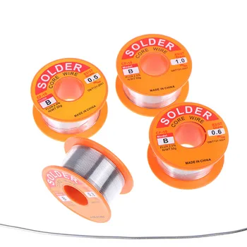 

63/37 FLUX 2.0% Tin Lead Tin Wire Melt Rosin Core Solder Soldering Wire Roll 0.5mm/0.6mm/0.8mm/1mm