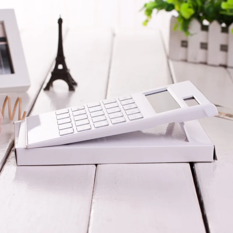 الإبداعية الكريستال لوحة المفاتيح سليم البسيطة حاسبة الطاقة الشمسية الطاقة المزدوجة مكتب الإلكترونية