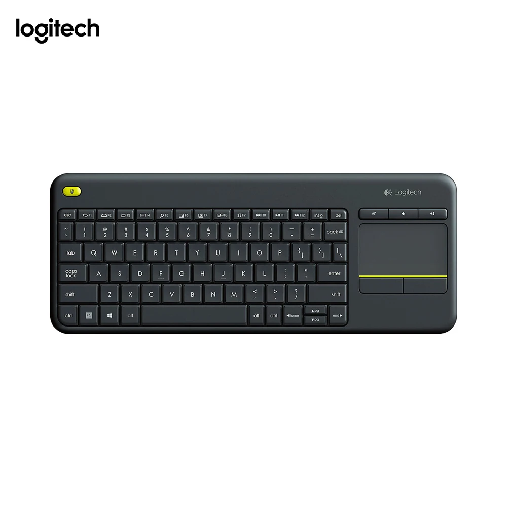 

Logitech K400 Plus Wireless Touch TV Keyboard with Easy Media Control and Built-in Touchpad