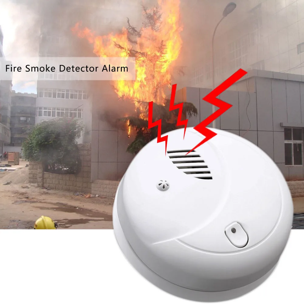 

Fire Smoke Detector Alarm Sensor Smoke Alert for Kitchen Restaurant Hotel Home Security LCC77