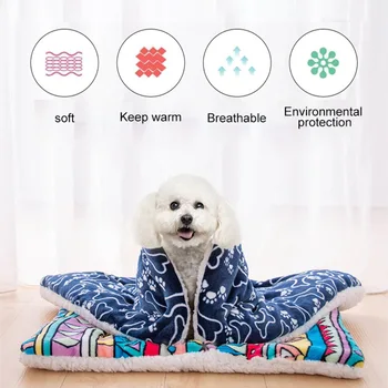 

Big Dog Pet Mat Bed House Cat Mattress Puppy Bed Sofa Washable For Small Medium Large Dog Washable Coral Velvet Soft Mat