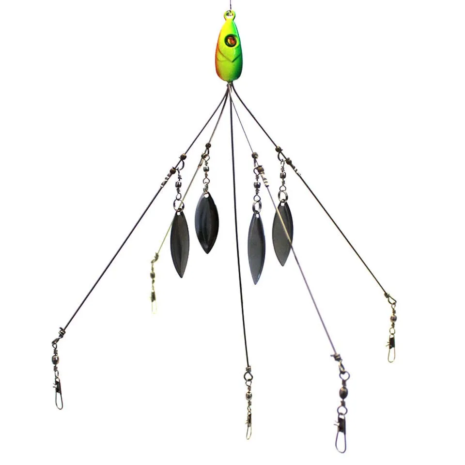 

Alabama Umbrella Fishing Rig Lure 21.5cm 18g Fishing Lure Stainless Snap Swivel Spinner Sea Fishing Peche Tackle Pesca Leurre