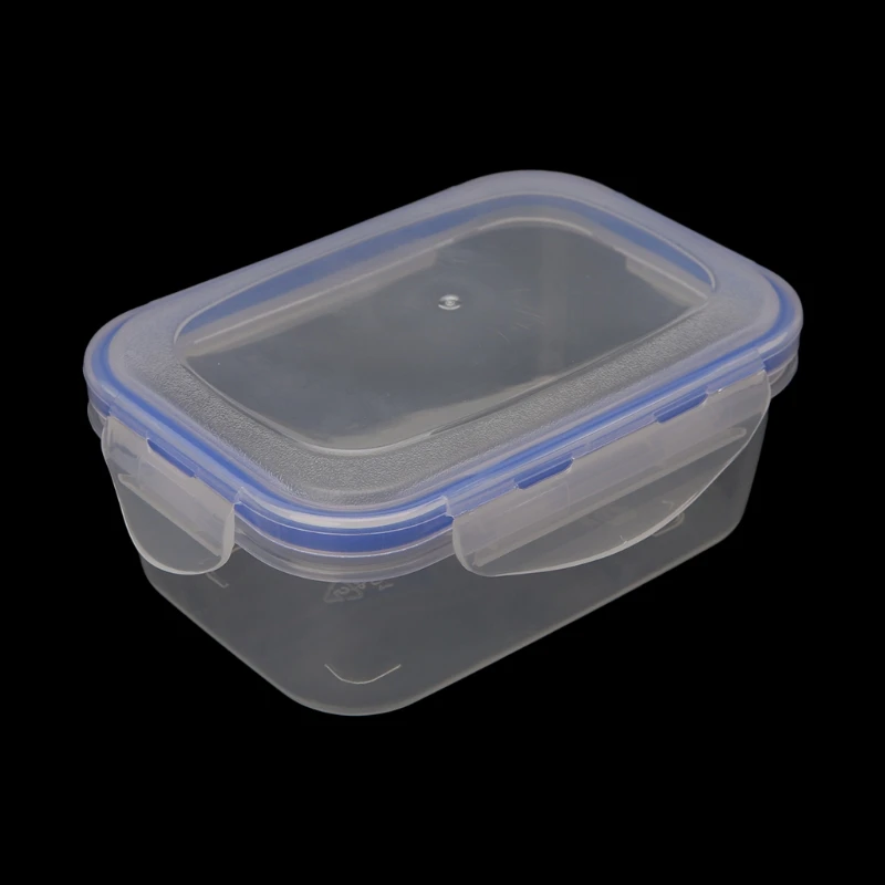 Пластиковые Кухонные коробки для хранения, Ланч-бокс прямоугольной формы, контейнер для хранения фруктов, Ланч-бокс, герметичное уплотнение с крышкой