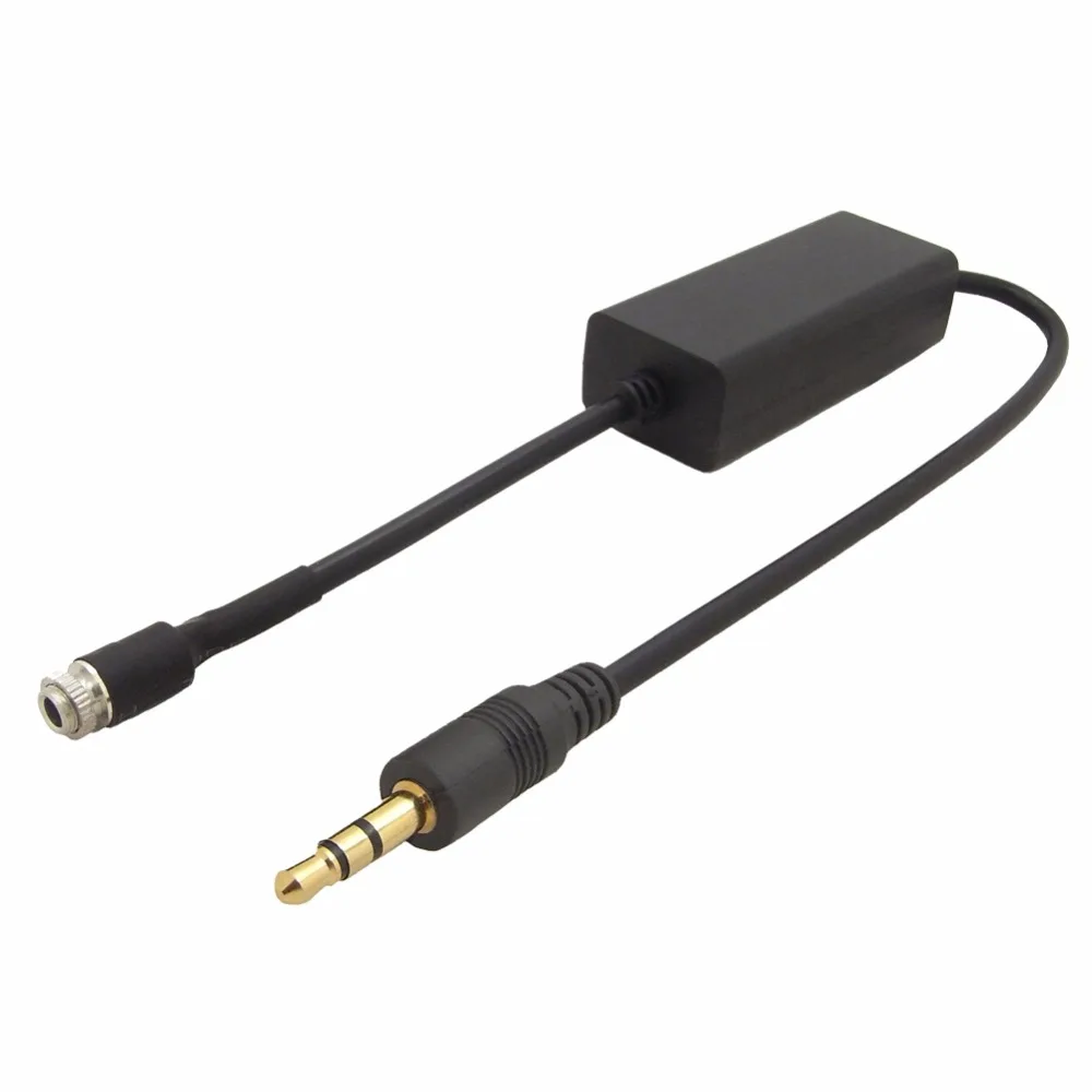 CHELINK 3.5mm male to female Car Aux Audio Noise Filter Ground Loop Isolator Suppressorcar aux