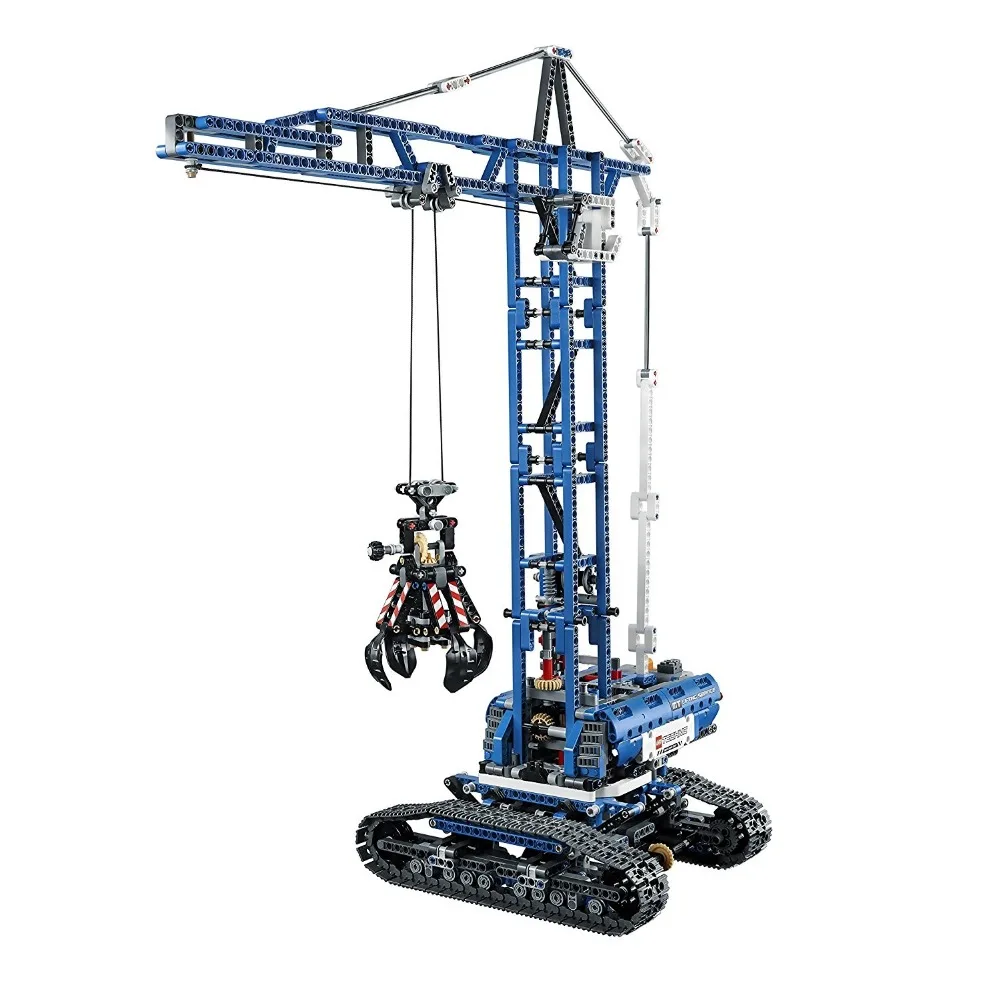 

Technic kit 1401pcs Building Blocks toys for Childrens Technic 42042 Bricks Crawler Crane gifts