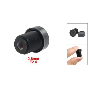 

1/3" CCTV 2.8mm Lens Black for CCD Security Box Camera HSJ-19