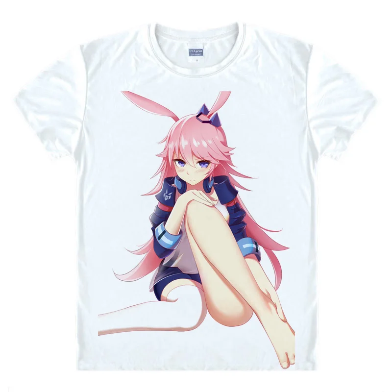 Мужская футболка Coolprint Honkai Impact 3rd Yae Sakura no Повседневная премиум класса с принтом