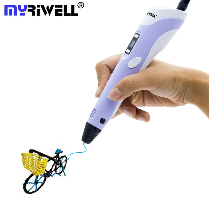 

3D Pen Myriwell 2nd Generation 3D Drawing Printer Pen Magic DIY Printing 3d Pens With 1.75mm Filament For Kids Christmas Gift