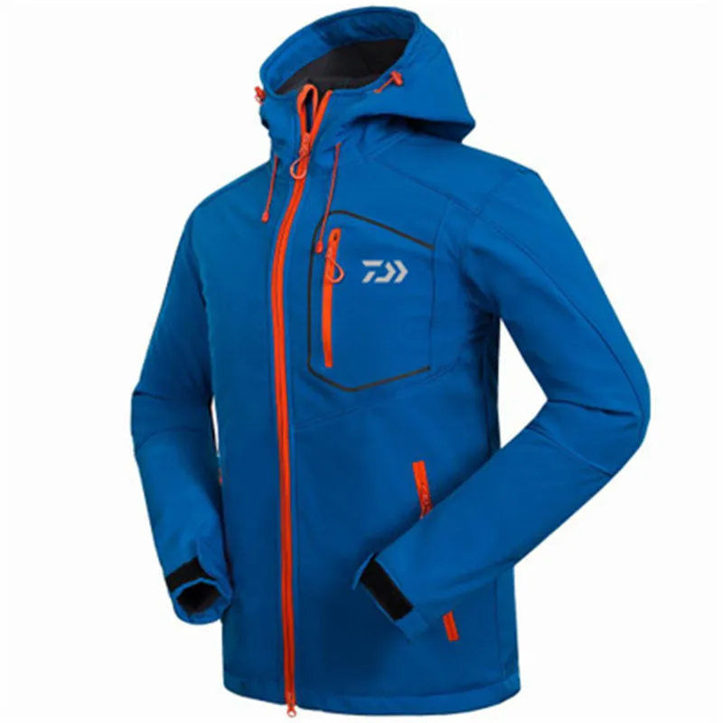 

2018 Autumn Winter New Daiwa Fishing Clothing Outdoor Waterproof Warm Jackets Breathable Fleece Soft Shell Outerwear Plus Size