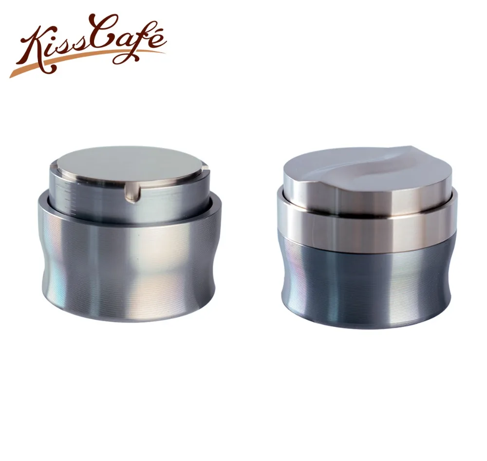 58mm Coffee Tamper Coffee Powder Hammer Flat Base Adjustable 304 Stainless Steel Customized Coffee Accessories 58mm Coffee Tamper Coffee Powder Hammer Flat Base Adjustable 304 Stainless Steel Customized Coffee Accessories