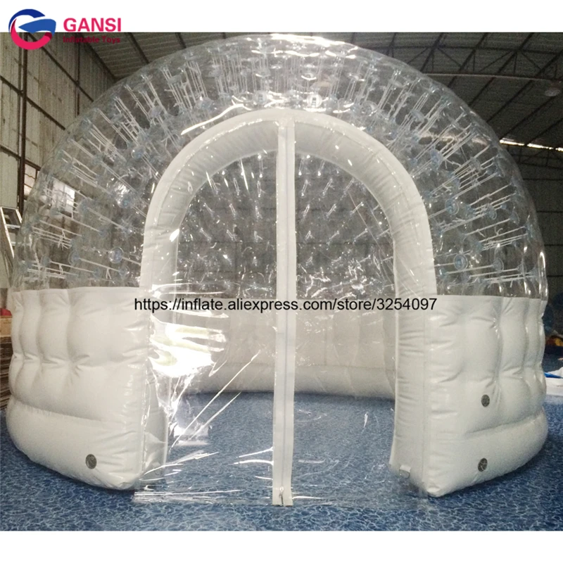 

Outdoor Camping Inflatable Dome Tent For Family 3M Inflatable Bubble Tent For Lawn Events With Free Air Pump Floating Tents