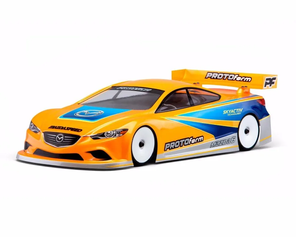 Новинка корпус Team C 1/10 на дороге 1:10 автомобиль радиоуправлении Mazdar6GX желтый 190 мм