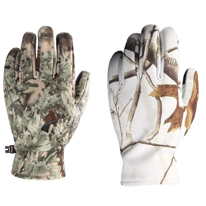 

Camo Hunting Gloves Non-slip Water-resistant Full Finger Cycling Gloves Camouflage Fishing Hiking Mountain Army Tactical Gloves