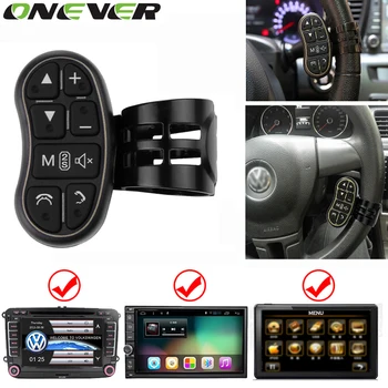 

Onever Car Steering Wheel Button Remote Control DVD/2 Din Android Bluetooth Wireless Universal Remote Control+GPS Navigation