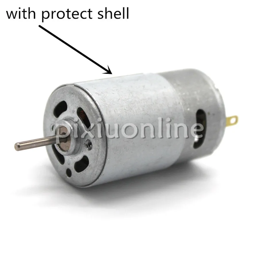 

1pc J741 with Protective Shell Model 390 DC Motor 6V 11000RPM 0.4A 12V 22000RPM 0.42A Free Europe Shipping