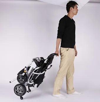 

capacity 120kg portable travel airplane wheelchair power electric wheelchair for disable