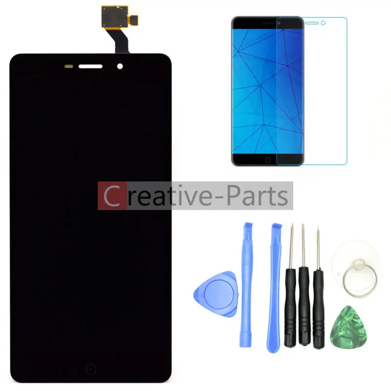 Color : Black LCD Screen Mobile Phone and Digitizer Full Assembly for Elephone P9000 Black