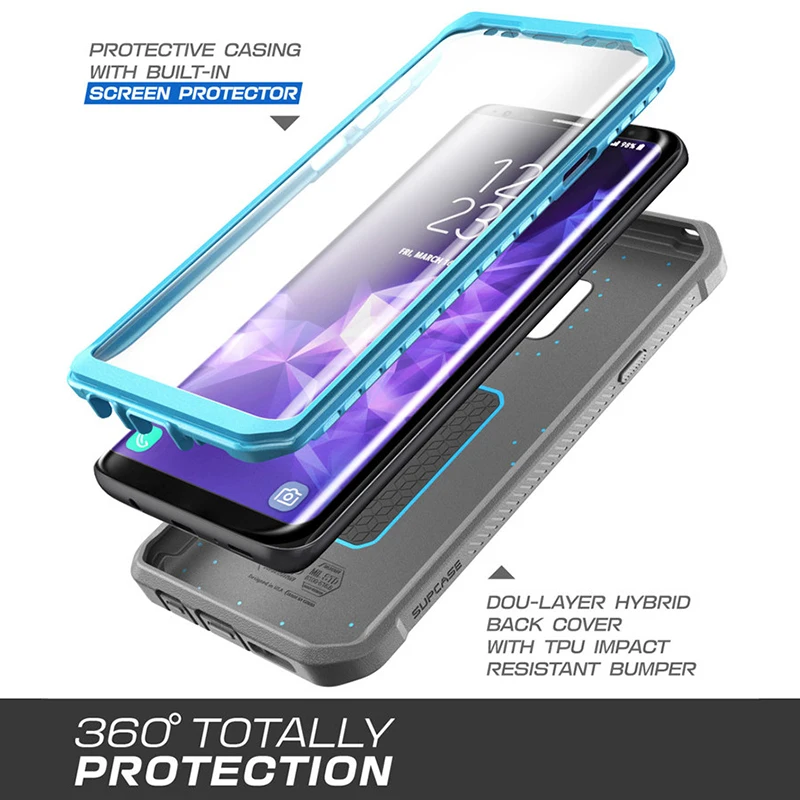 SUPCASE для Samsung Galaxy S9 Plus чехол UB Pro полноразмерный Прочный защитный со встроенным