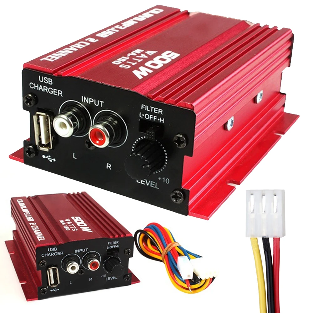 Автомобиль мотоциклетый громкоговоритель 12 V/20 W усилитель звука для автомобиля