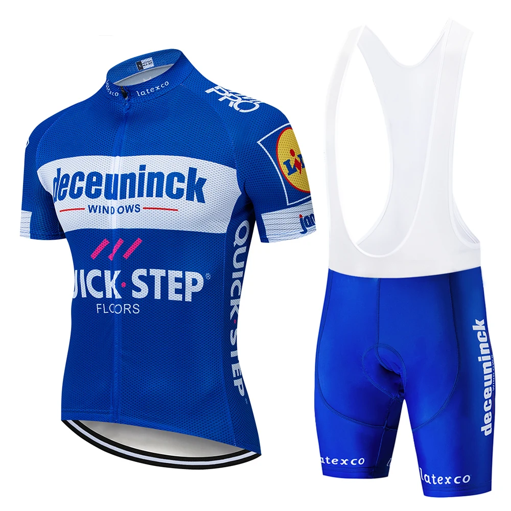 Синяя командная одежда для велоспорта, быстросохнущая Мужская одежда для велоспорта, летняя одежда для велоспорта quick Step pro, Майки для велоспорта 9D, гелевая подкладка, велосипедные шорты, набор