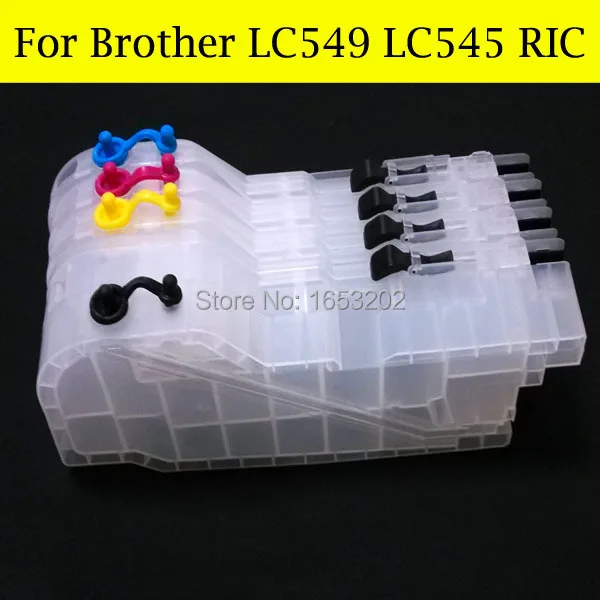 4 шт./лот чернильный картридж для brother LC549 LC545 Brother DCP-J100 MFC-J200 J105 принтеры без чипа |