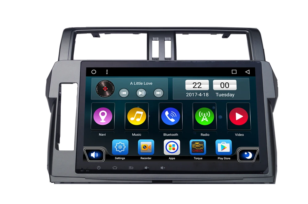 

Android 7.1 Car Multimedia for Toyota Prado with GPS Radio HD 1080P + 3G 4G WIFI BT HD 1024*600 quad core