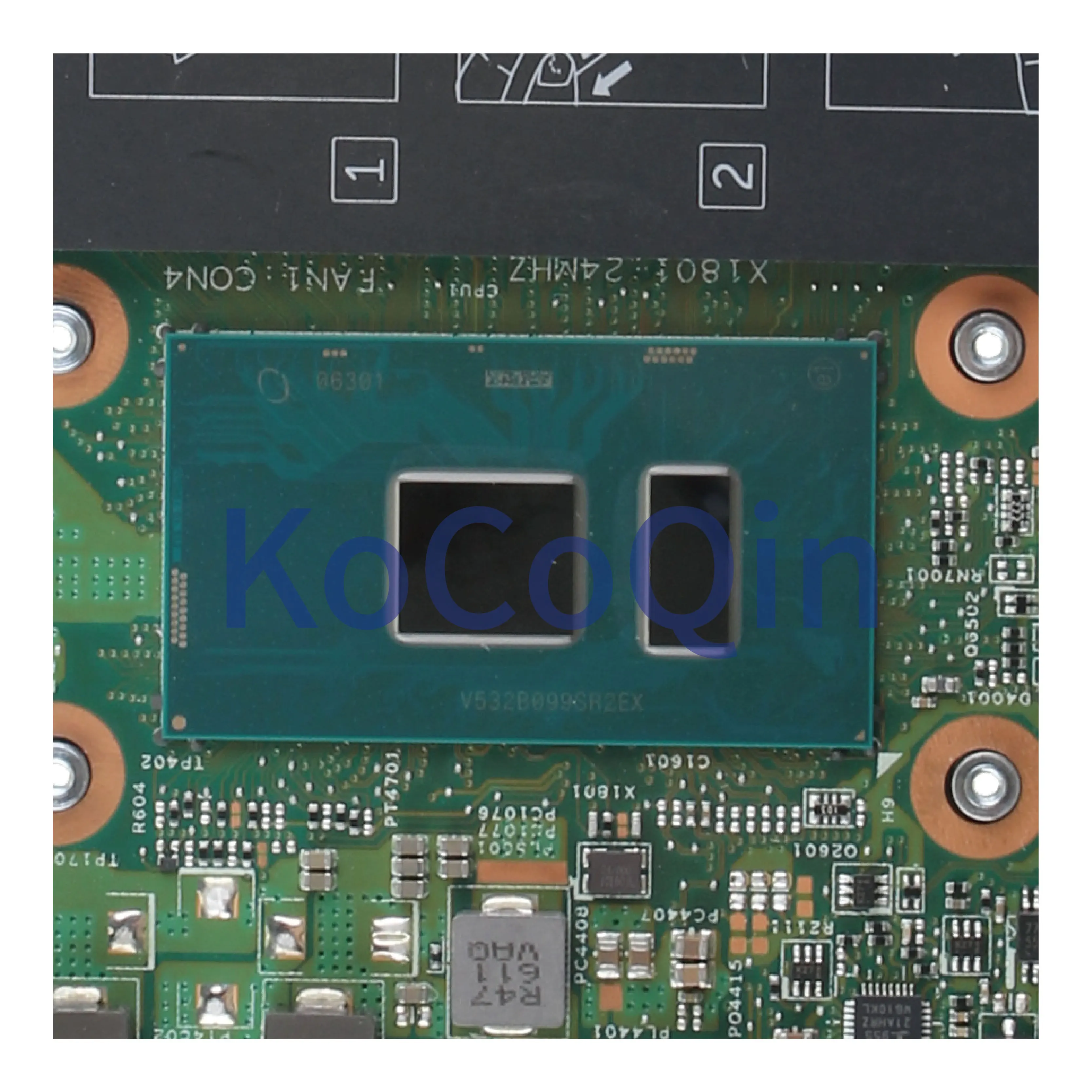 KoCoQin ordenador portátil placa madre para DELL Inspiron 5568, 5368, 7579, 7368, 3379 P69G Core 4405U placa base 15296-1 0C1HX7 CN-0C1HX7 SR2EX KoCoQin ordenador portátil placa madre para DELL Inspiron 5568, 5368, 7579, 7368, 3379 P69G Core 4405U placa base 15296-1 0C1HX7 CN-0C1HX7 SR2EX