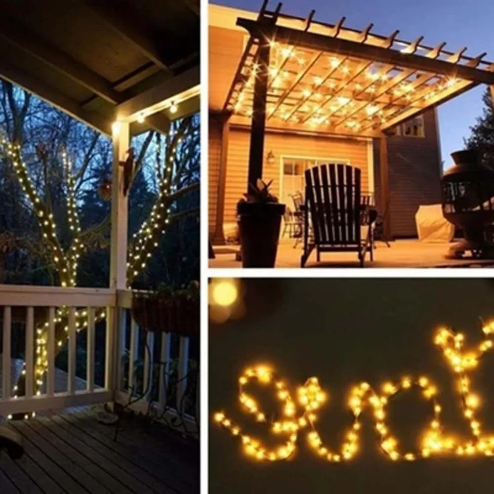

Solar 150LED String Lights Lamp Blends LED String Fairy Lights Holiday For Party Wedding Decoration Christmas Lights Garland