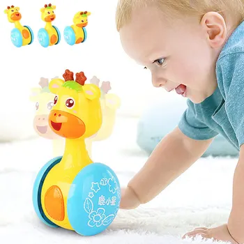 Baby Rattles Tumbler Doll Toys Bell Music Learning Education Toys Gifts for 0-12 Months BM88 1