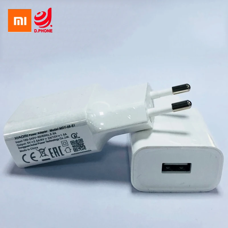 Оригинал Сяо mi быстро Зарядное устройство QC 3,0 Quick Charge ЕС Мощность адаптер для NOTE7 mi 8 Lite 6 mi x 2 2 s Макс 2 3 A1 6x A2 мобильного телефона