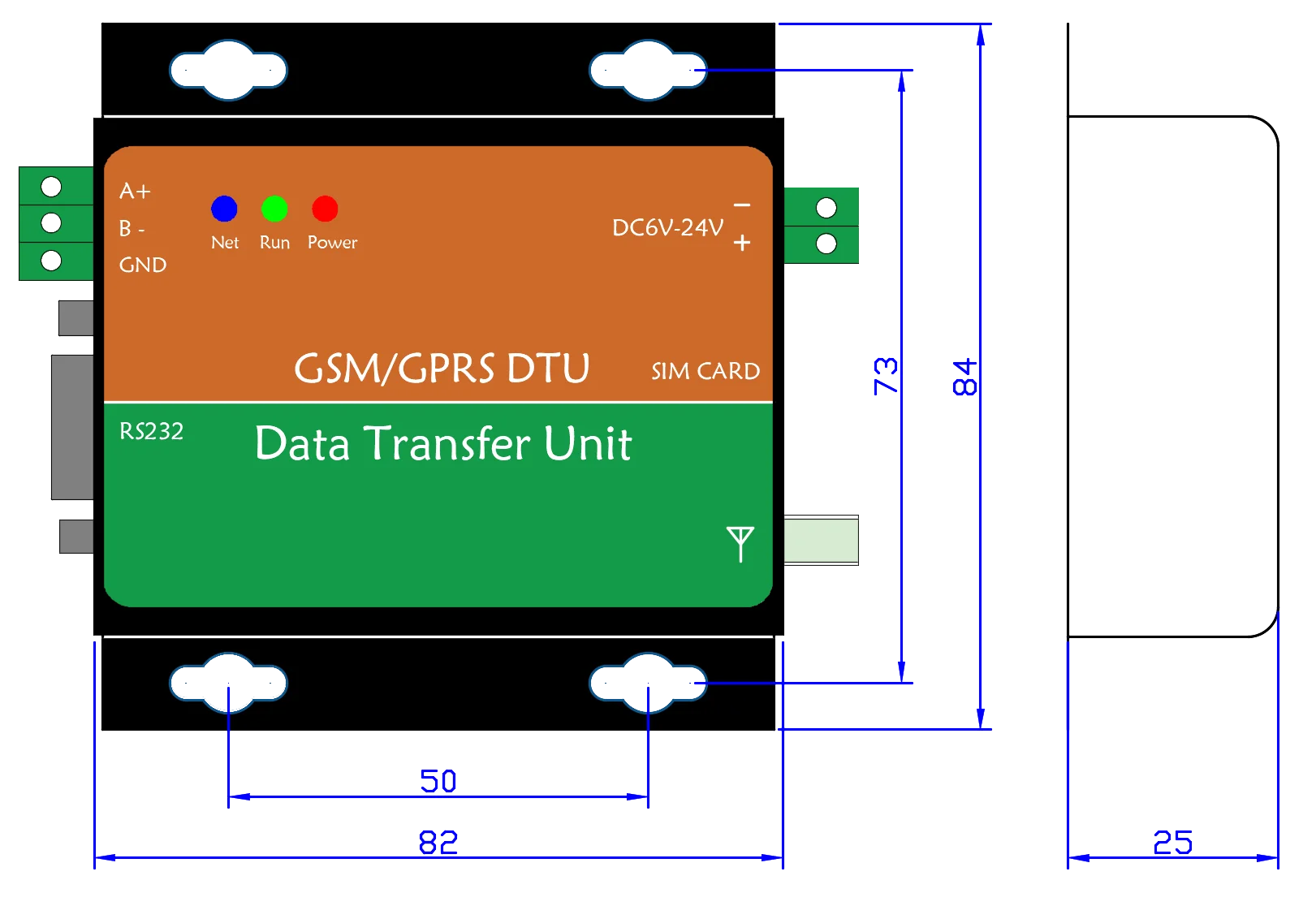 Новый GPRS Modbus/PLC к MQTT/json шлюз модуль YK G116|Замыкатели| |