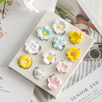 

Sugarcraft Paste Plunger Wedding Beautiful Embossed Lovely Flower Silicone Fondant Cake Decorating Tools Chocolate Gumpaste Mold
