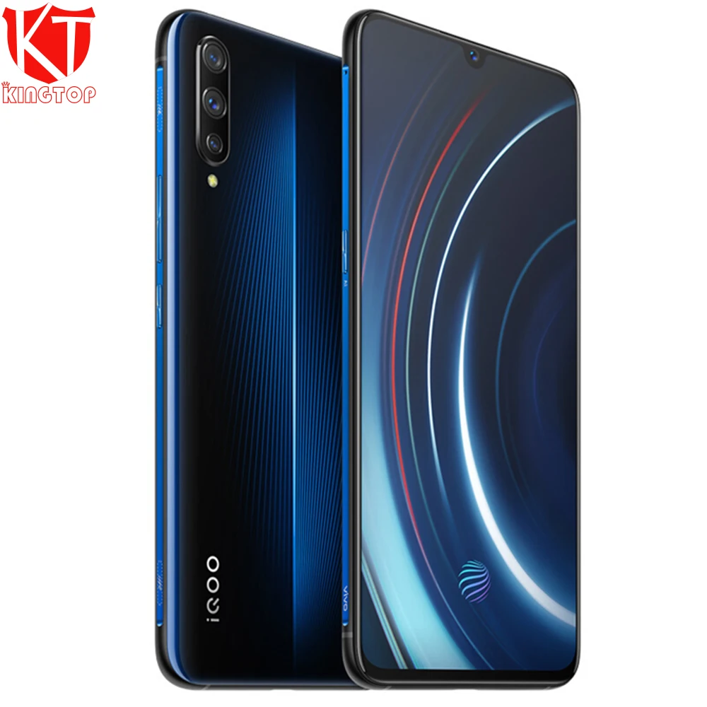 Новый оригинальный vivo iQOO 6 41 "мобильный телефон Snapdragon 855 Octa Core 12G ram 256G rom 4 камеры