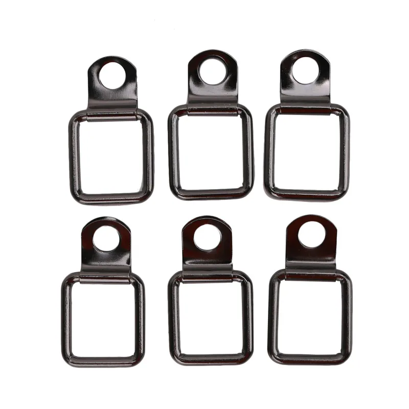 Tie-down D-ringsTrunk & Cargo Net Cover , organizer Set Ring-pull  Compatible With Factory Tiedown Fit For Jeep Wrangler JK 2007-2018 (2)
