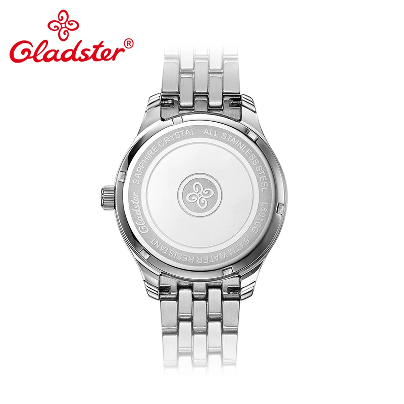 Gladster сапфировое стекло нержавеющая сталь Япония MIYOTA 2315 деловые мужские часы