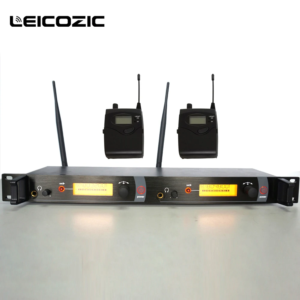

Leicozic BK-2050 In Ear Monitor System 2 receivers 1 transmitter professional wireless stage monitor SR2050 iem monitor stage
