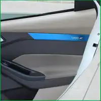 FOR Ford Focus MK3 2012 2013 2014 2015 2016 2017 INTERIOR DOOR PLANK HANDLE STRIP MOULDING COVER TRIM STICKER CAR ACCESSORIESS