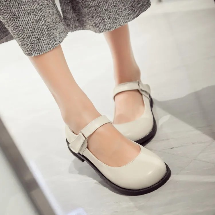 

England style JK uniform student Harajuku lolita shoes buckle women shoes cosplay Lolita 3 colors leather shoes loli cos