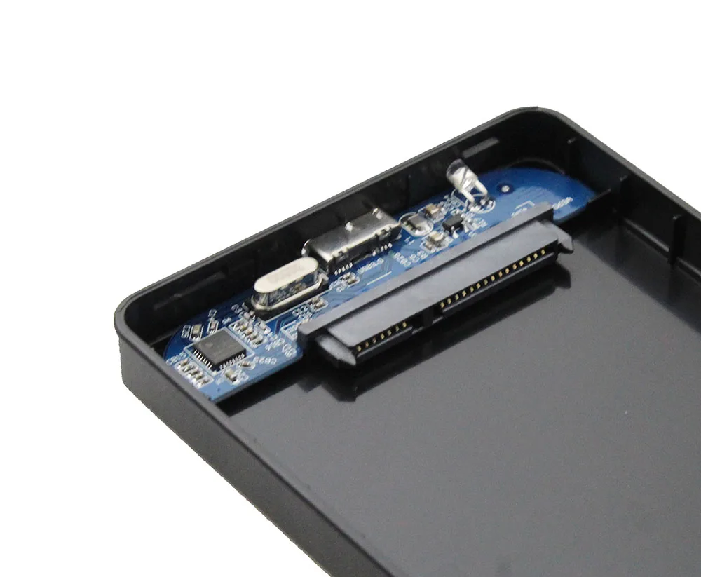 2 ТБ чехол для жесткого диска USB 3 0 на SATA HDD Box внешний корпус черный без винтов