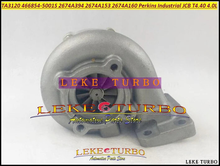 TA3120 466854-5001S 466854-0001 466854 2674A153 2674A160 2674A394 Turbo For Perkins Industrial for JCB T4.40 4.0L  (4)