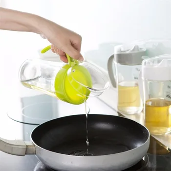 

Large Capacity Oiler Household Glass 620ml Leak Oiler Kitchen Supplies Seasoning Bottle Oil Bottle Vinegar Sauce Bottle