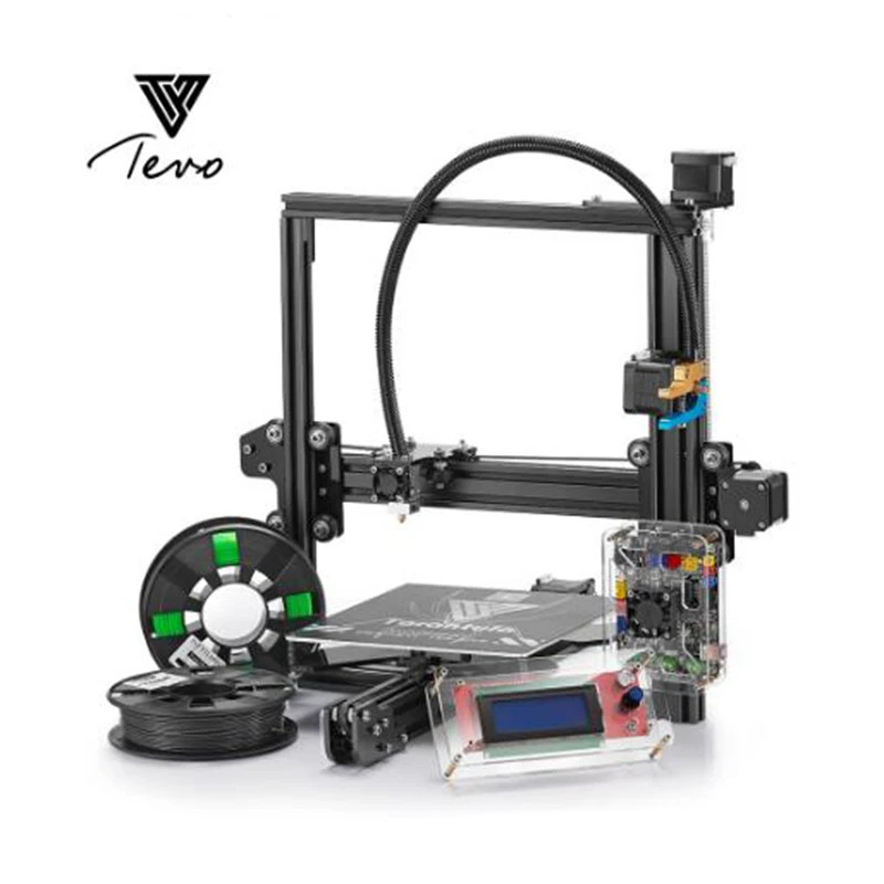 

TEVO Tarantula I3 Aluminium Extrusion 3D Printer kit printer 3d printing 2 Rolls Filament 512MB SD card LCD As Gift